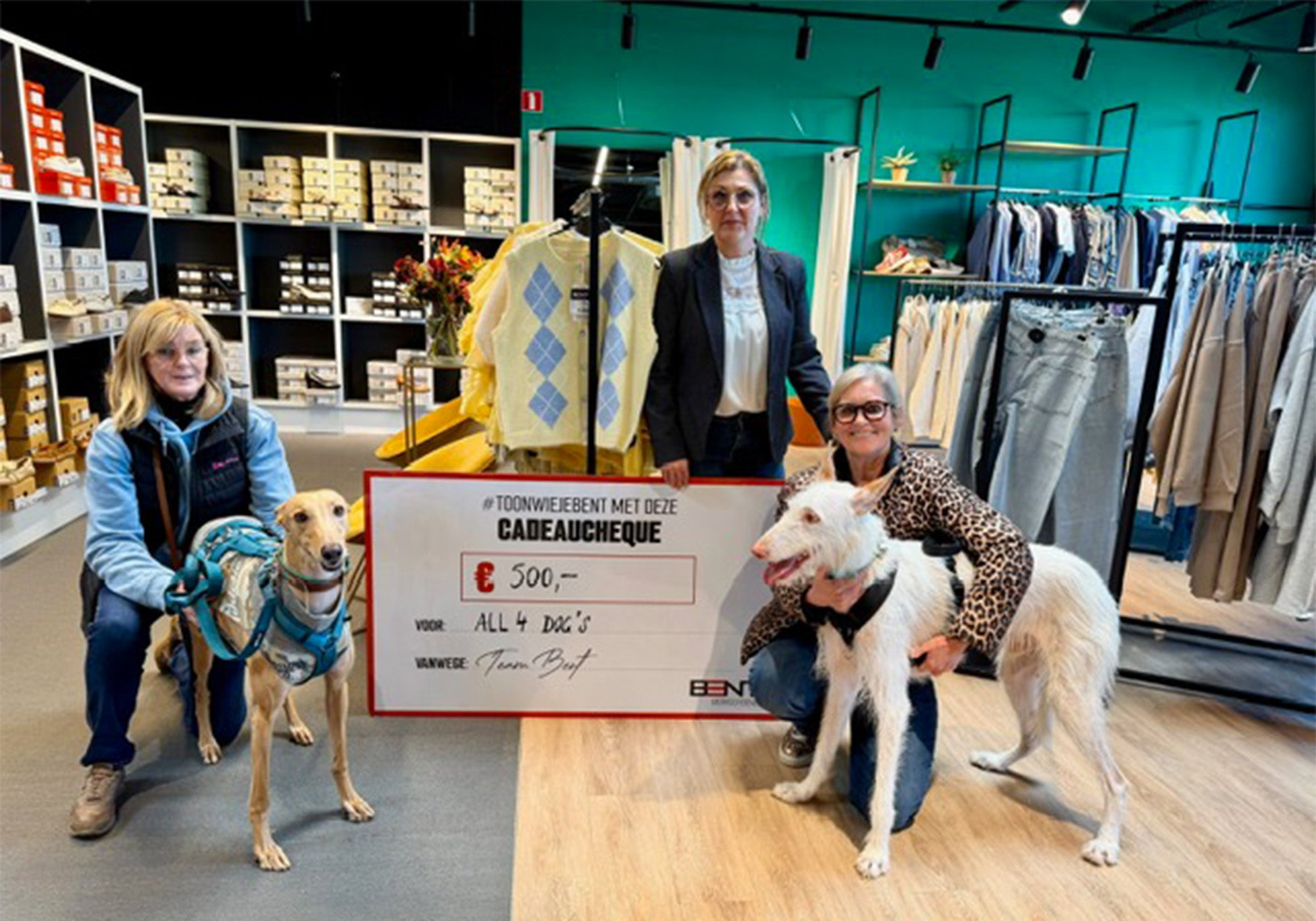 BENT steunt all4dogs