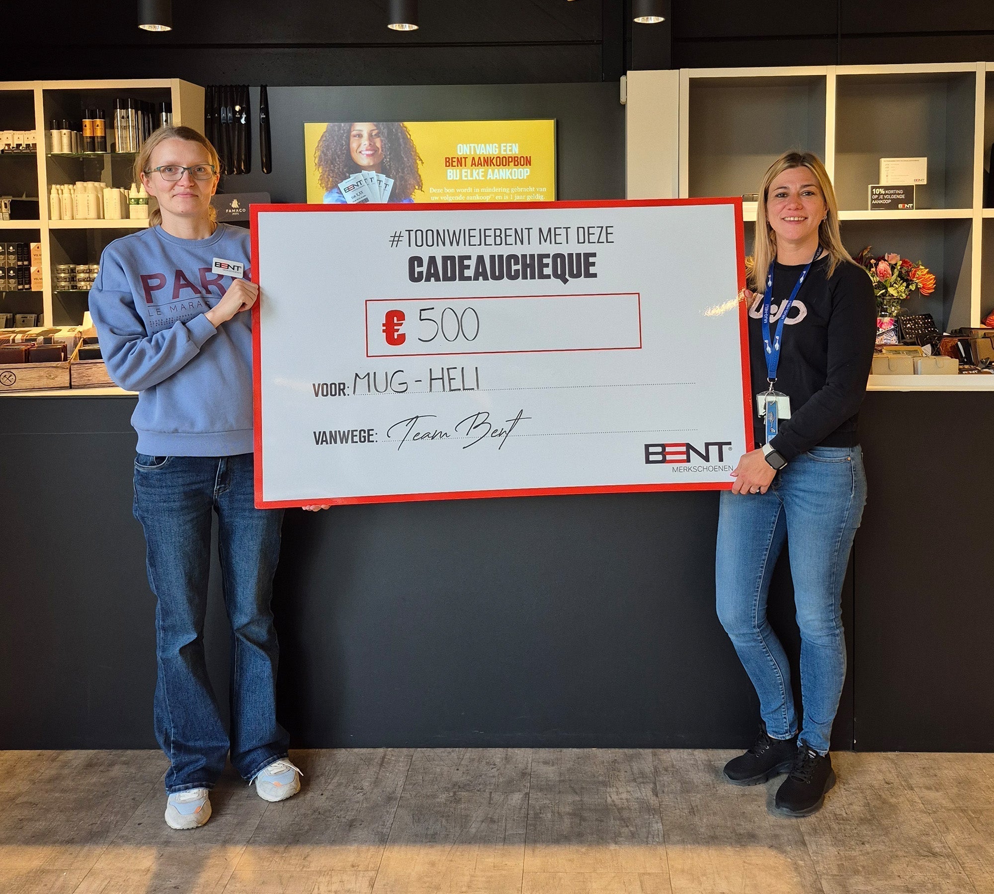 BENT steunt de MUG-HELI