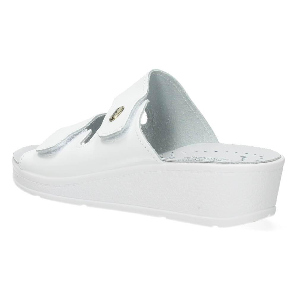 Witte slippers