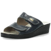 Blauwe slippers