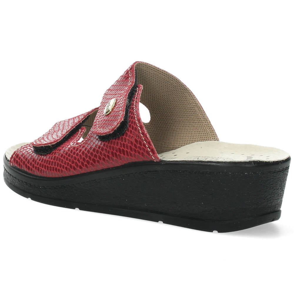 Rode slippers