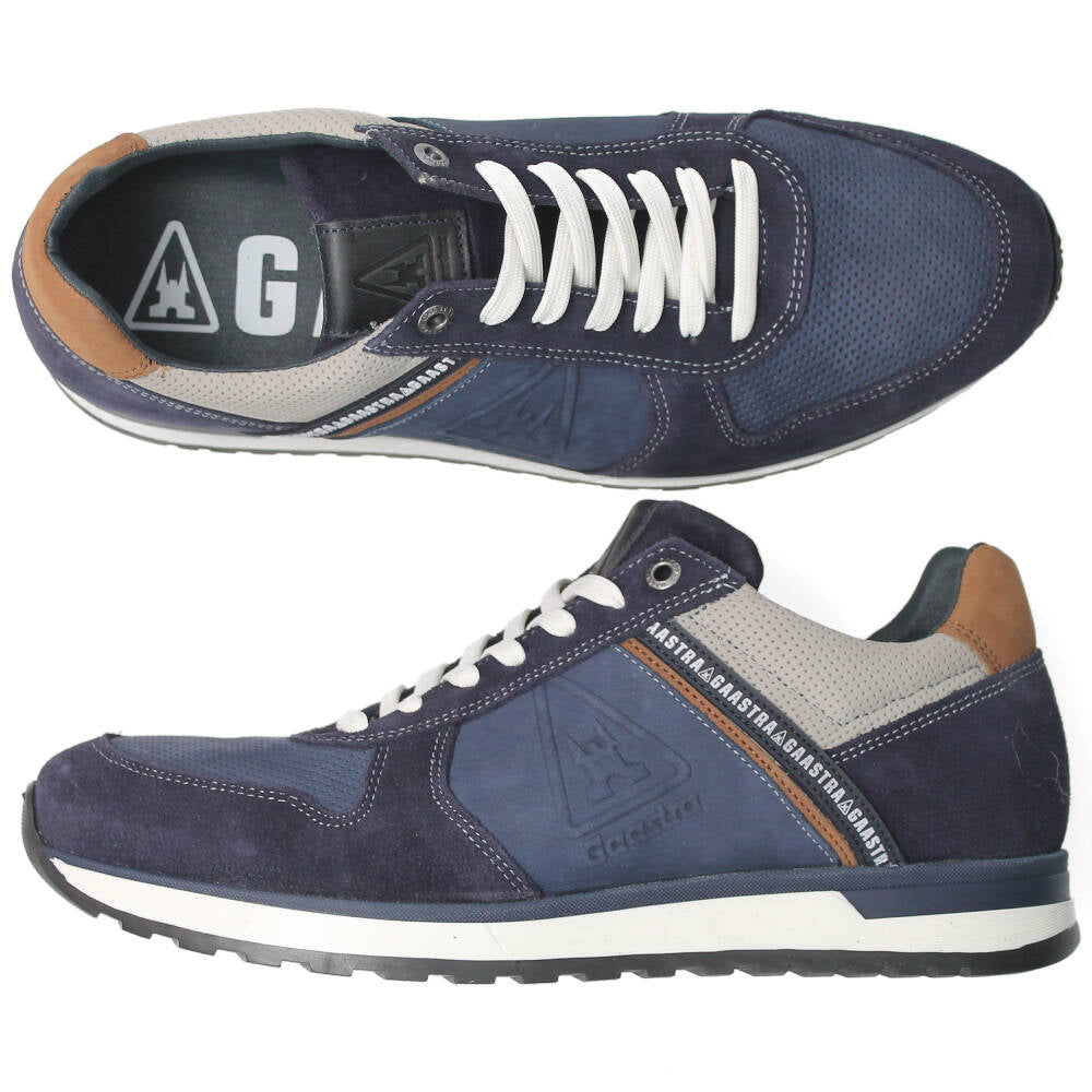 Blauwe veterschoenen