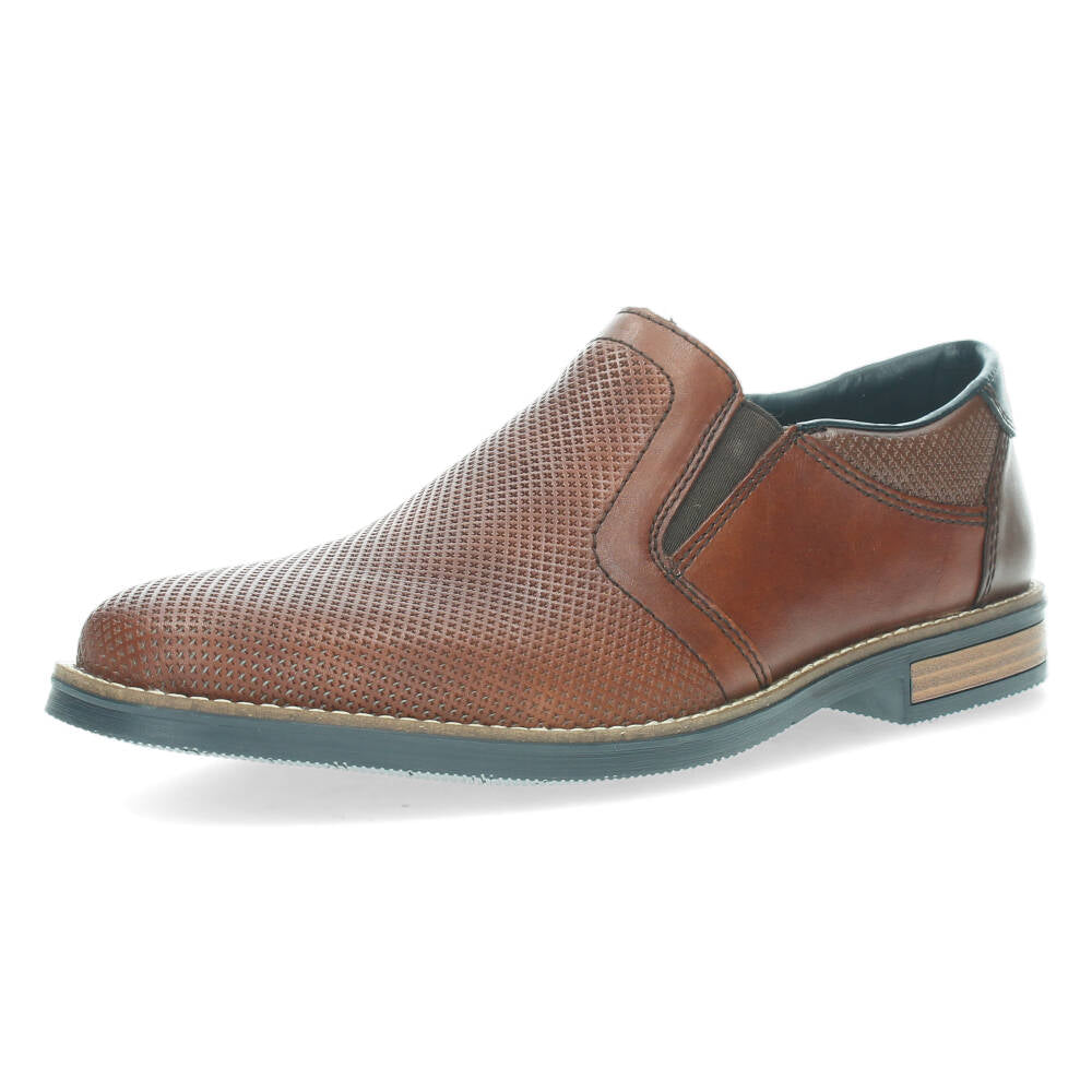 Cognac slip-ons