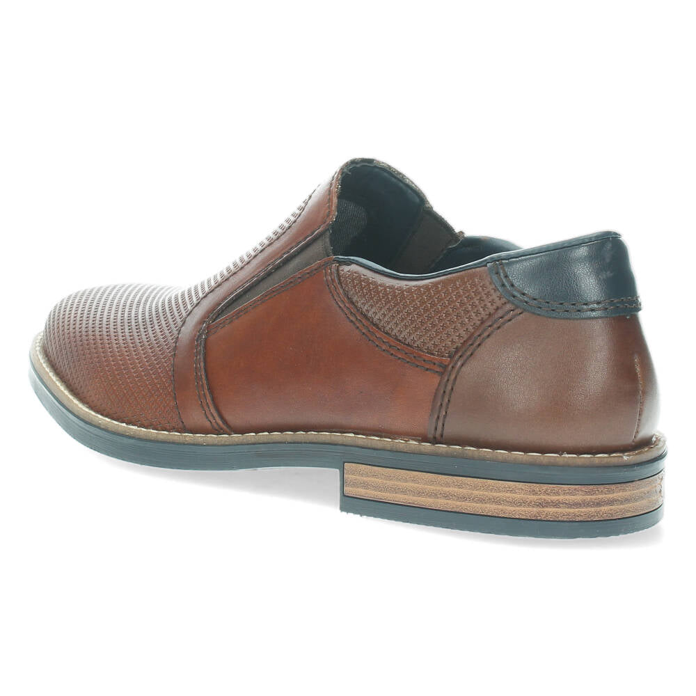 Cognac slip-ons