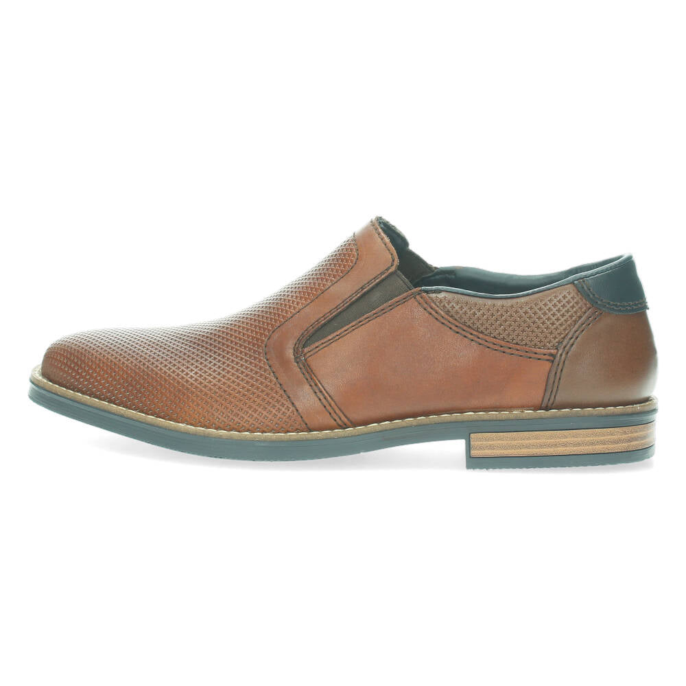 Cognac slip-ons