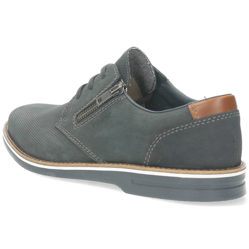 Blauwe veterschoenen