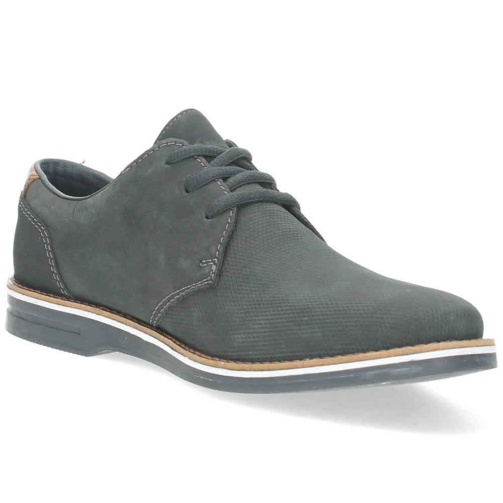 Blauwe veterschoenen