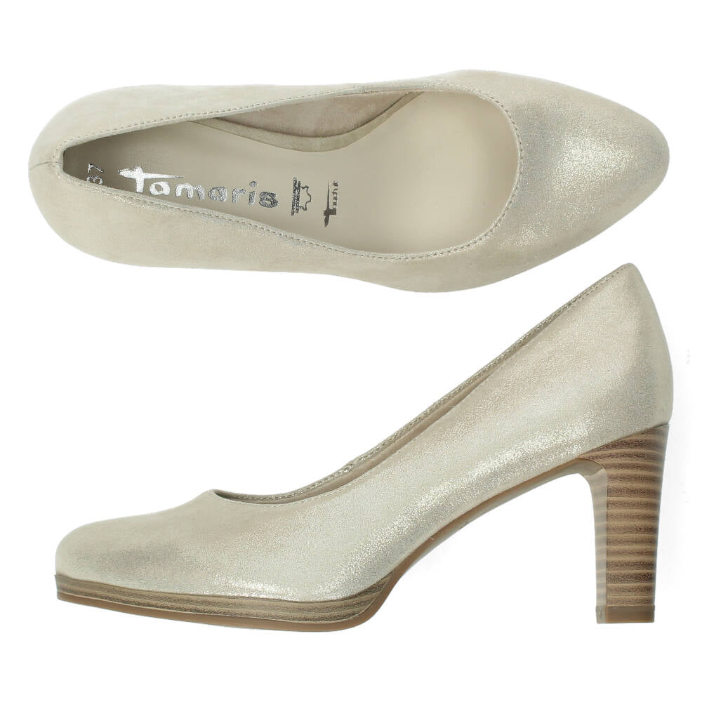 Metallic gouden pumps