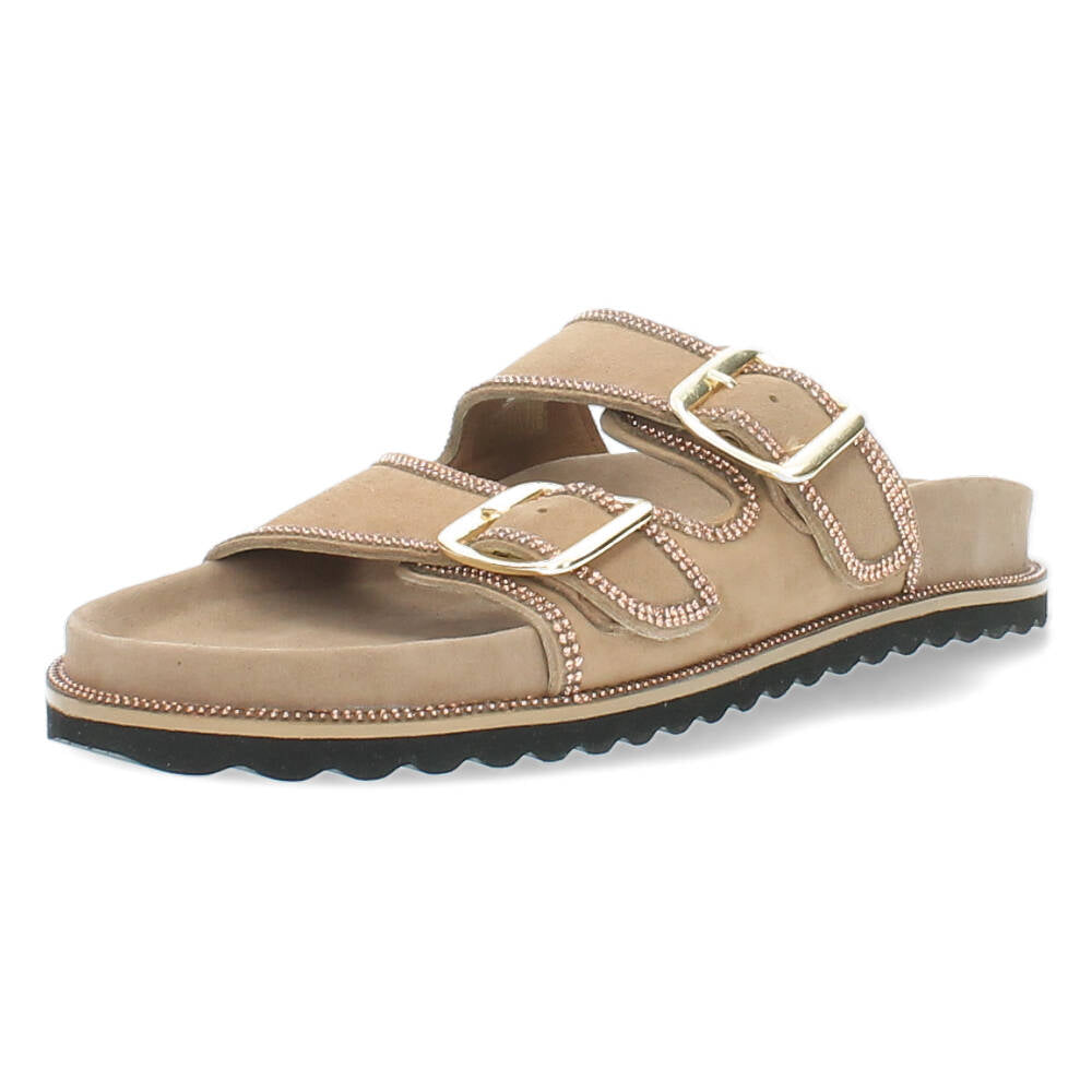 Beige slippers