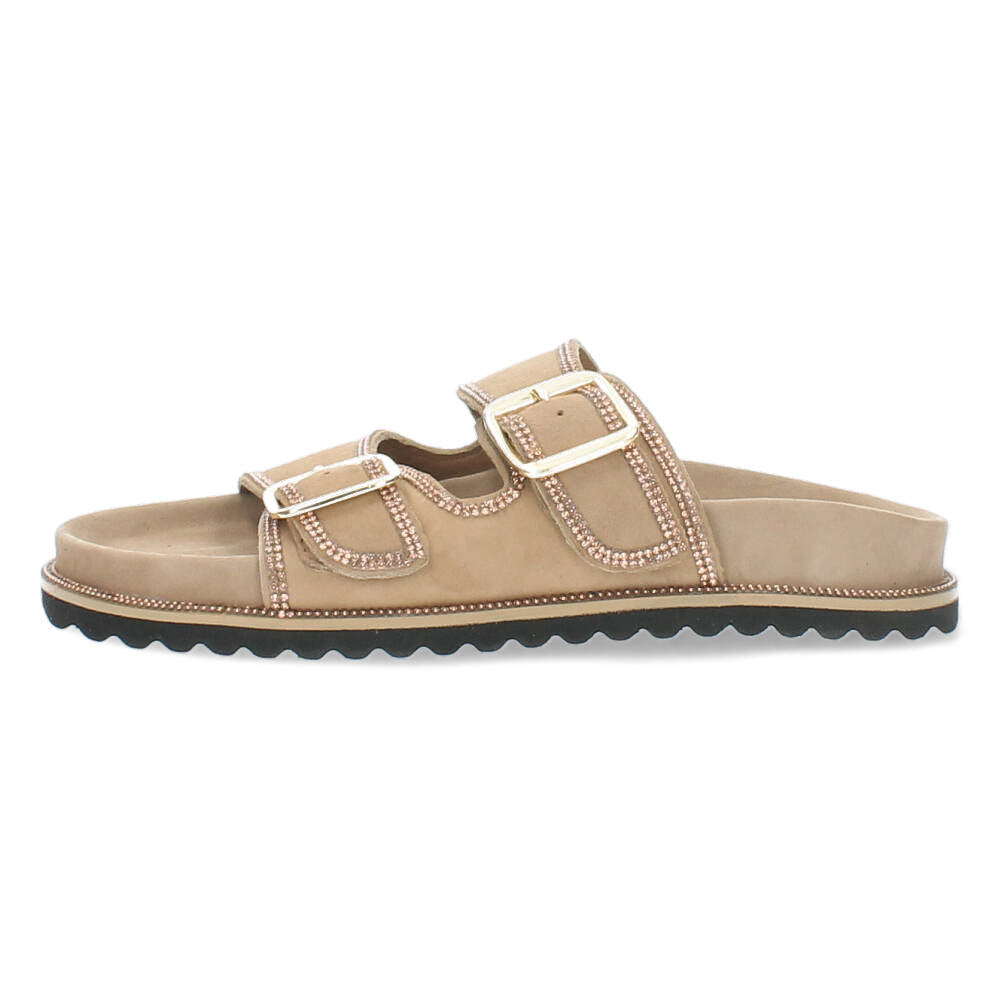 Beige slippers