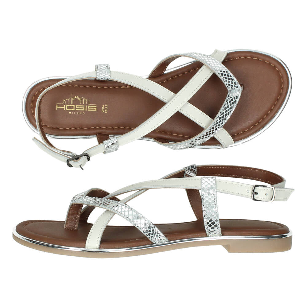 Witte sandalen