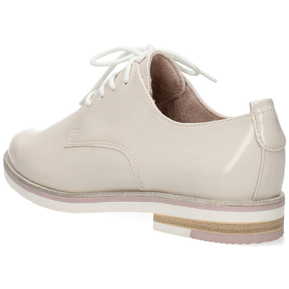 Beige veterschoenen
