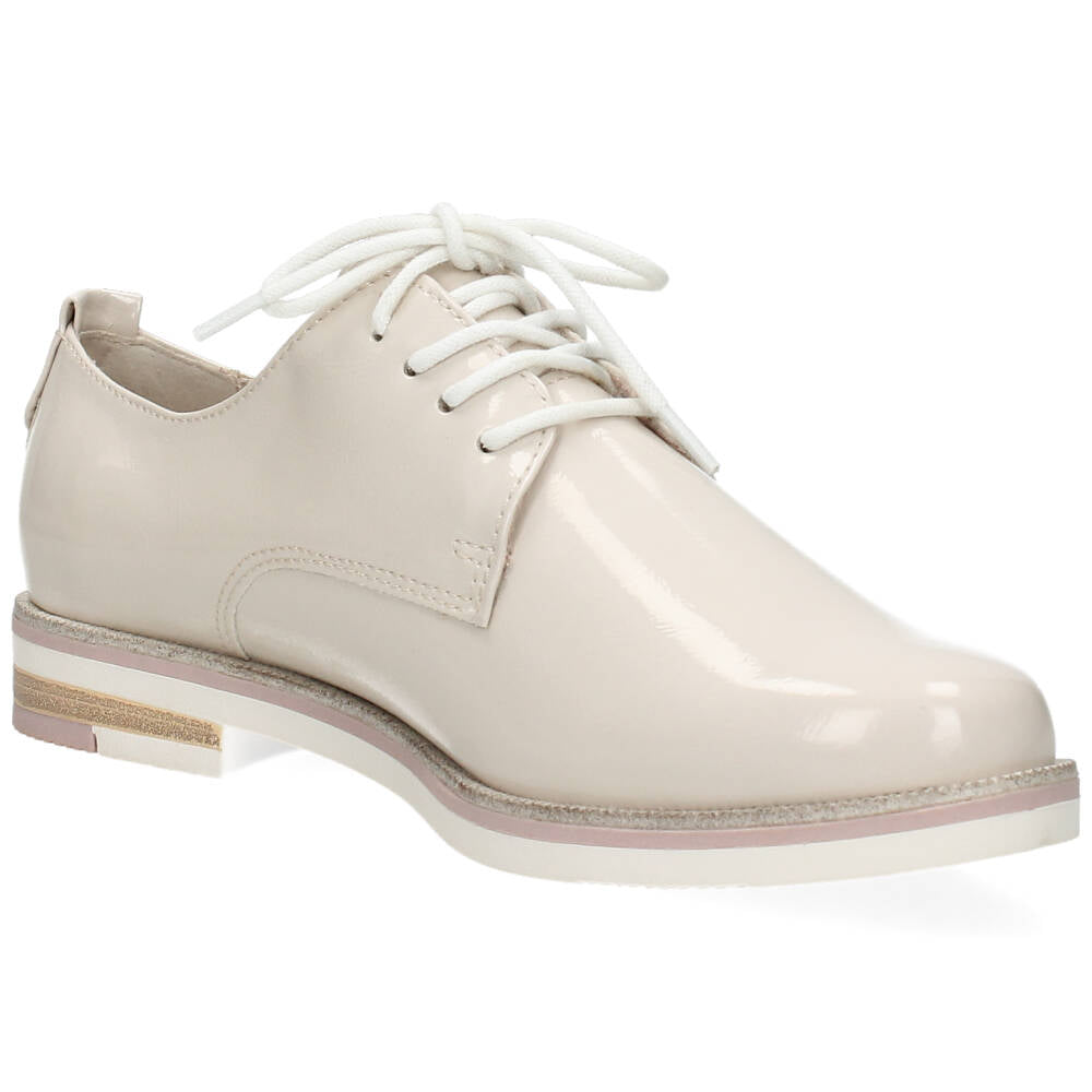 Beige veterschoenen