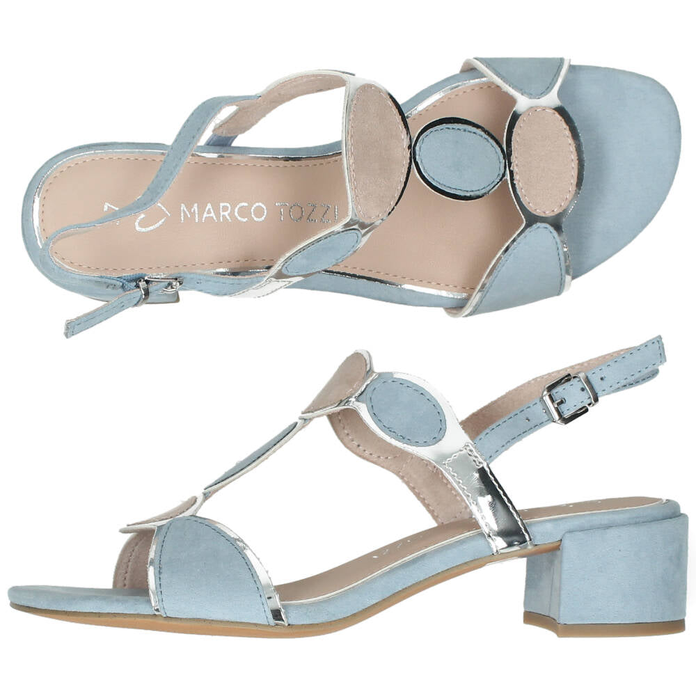 Blauwe sandalen