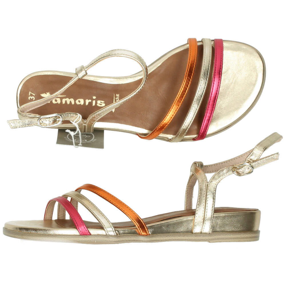 Metallic gouden sandalen