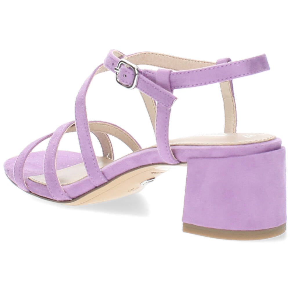 Paarse sandalen