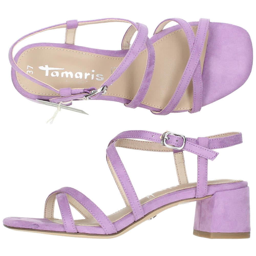 Paarse sandalen