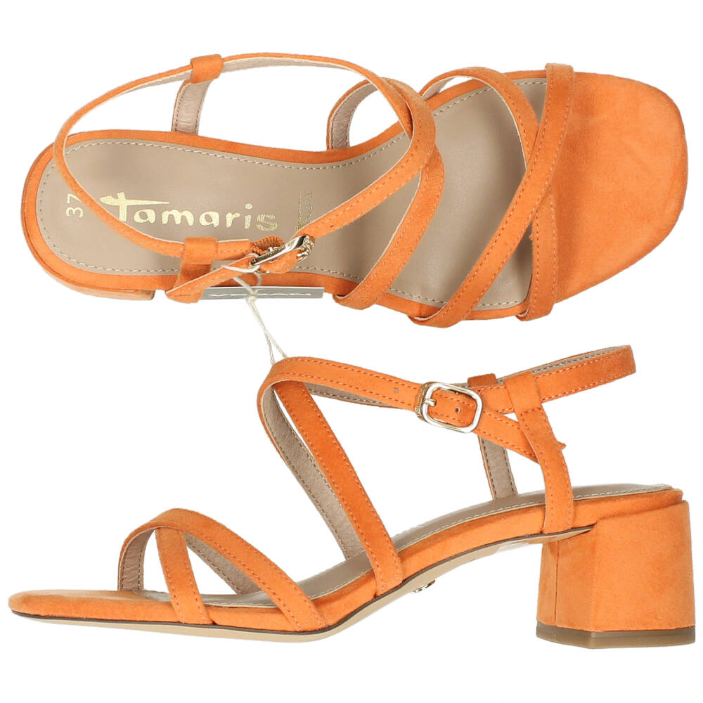 Oranje sandalen