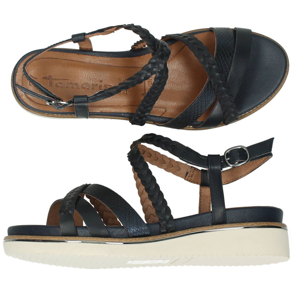 Donkerblauwe sandalen