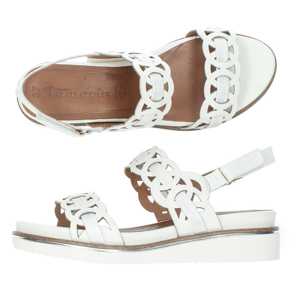 Witte sandalen