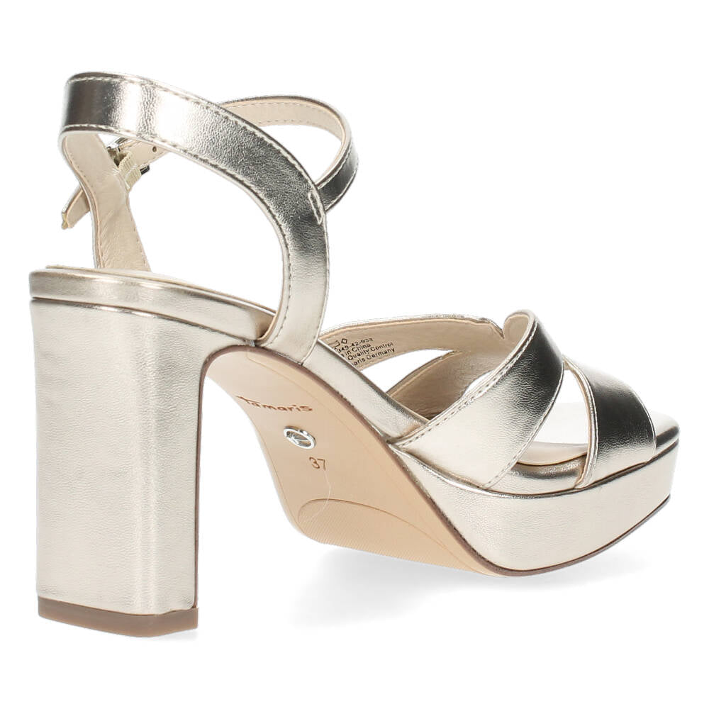 Metallic gouden sandalen