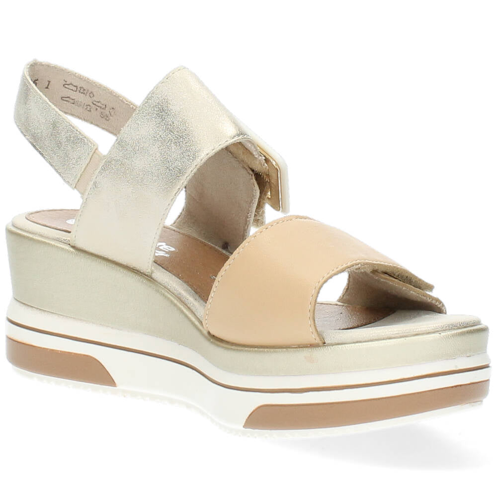 Beige sandalen