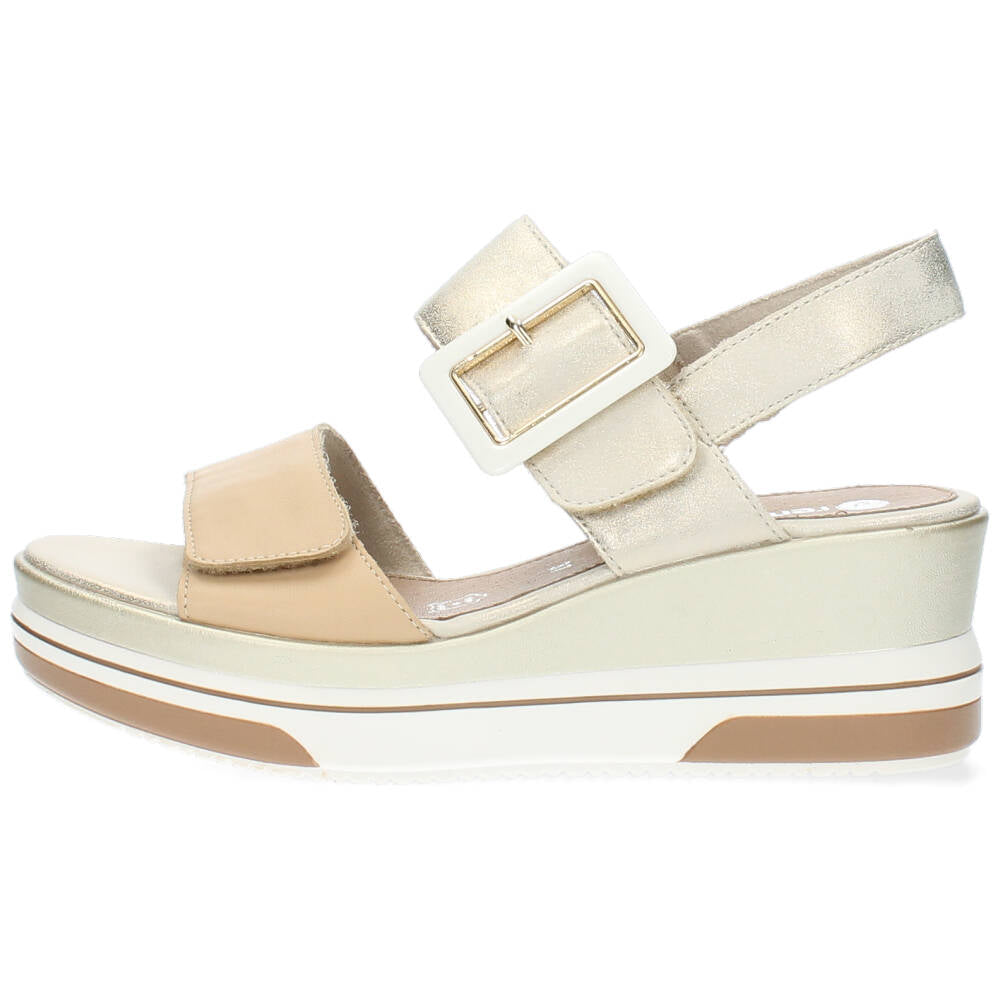 Beige sandalen
