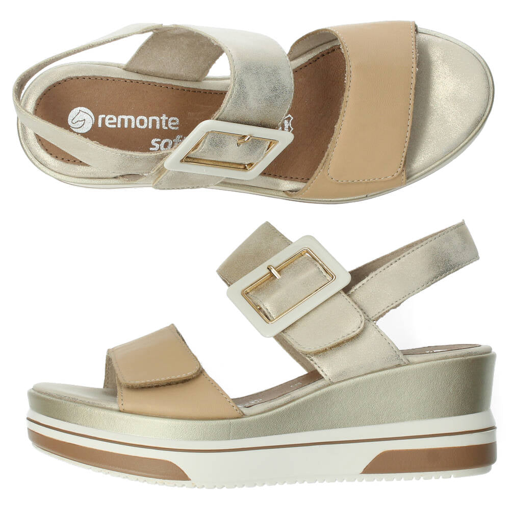 Beige sandalen