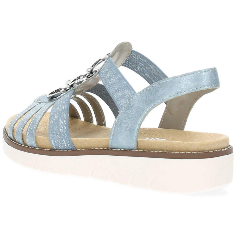 Blauwe sandalen