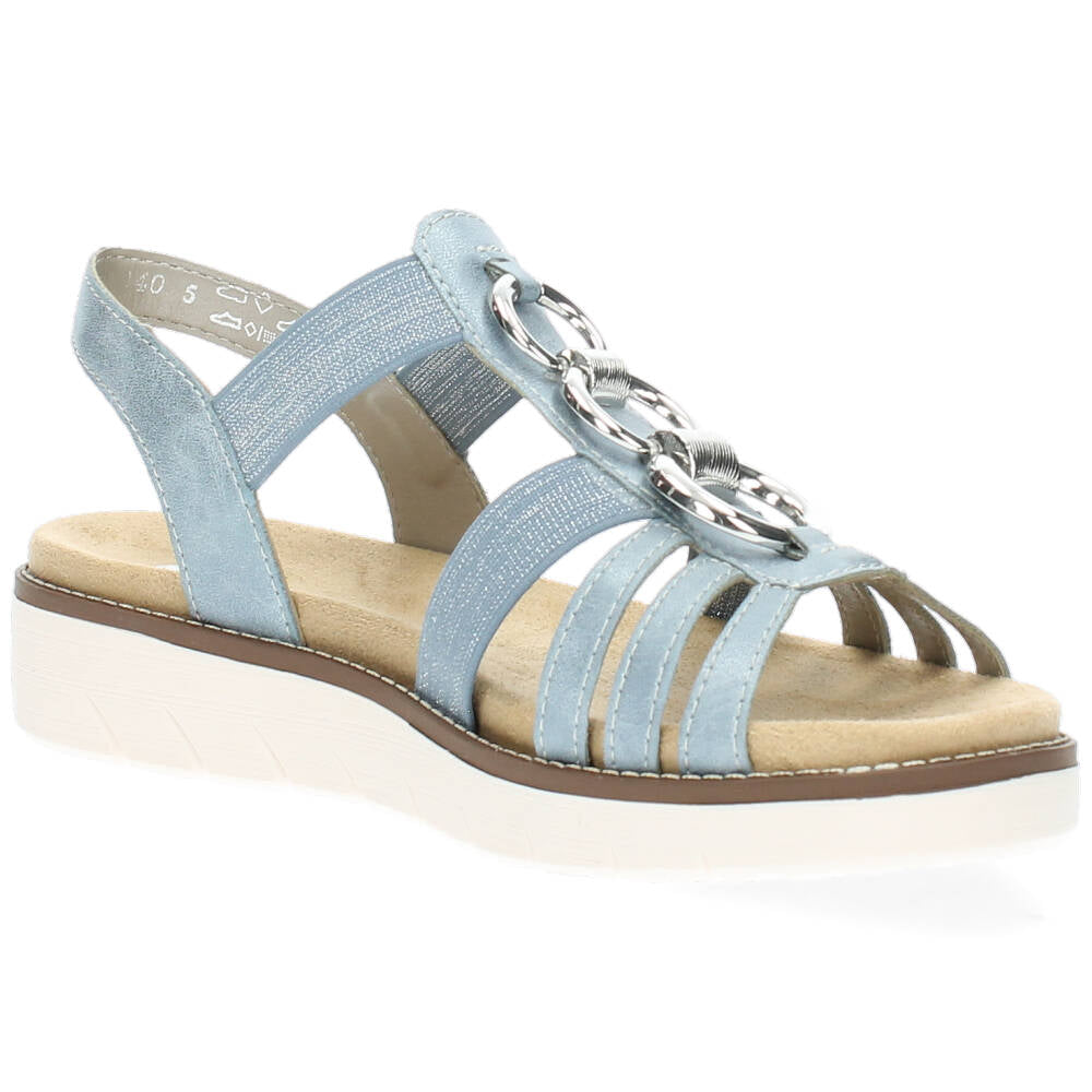 Blauwe sandalen