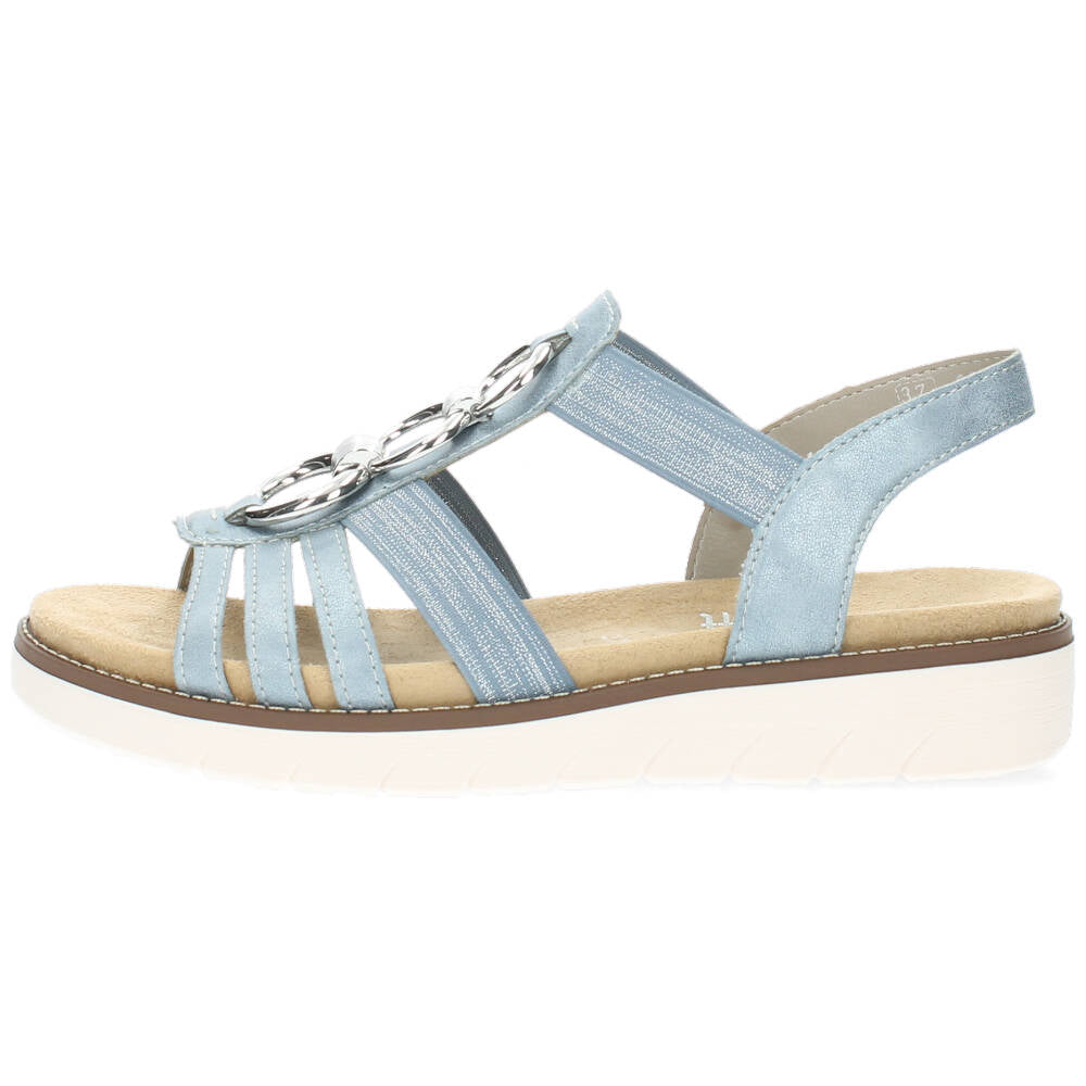 Blauwe sandalen
