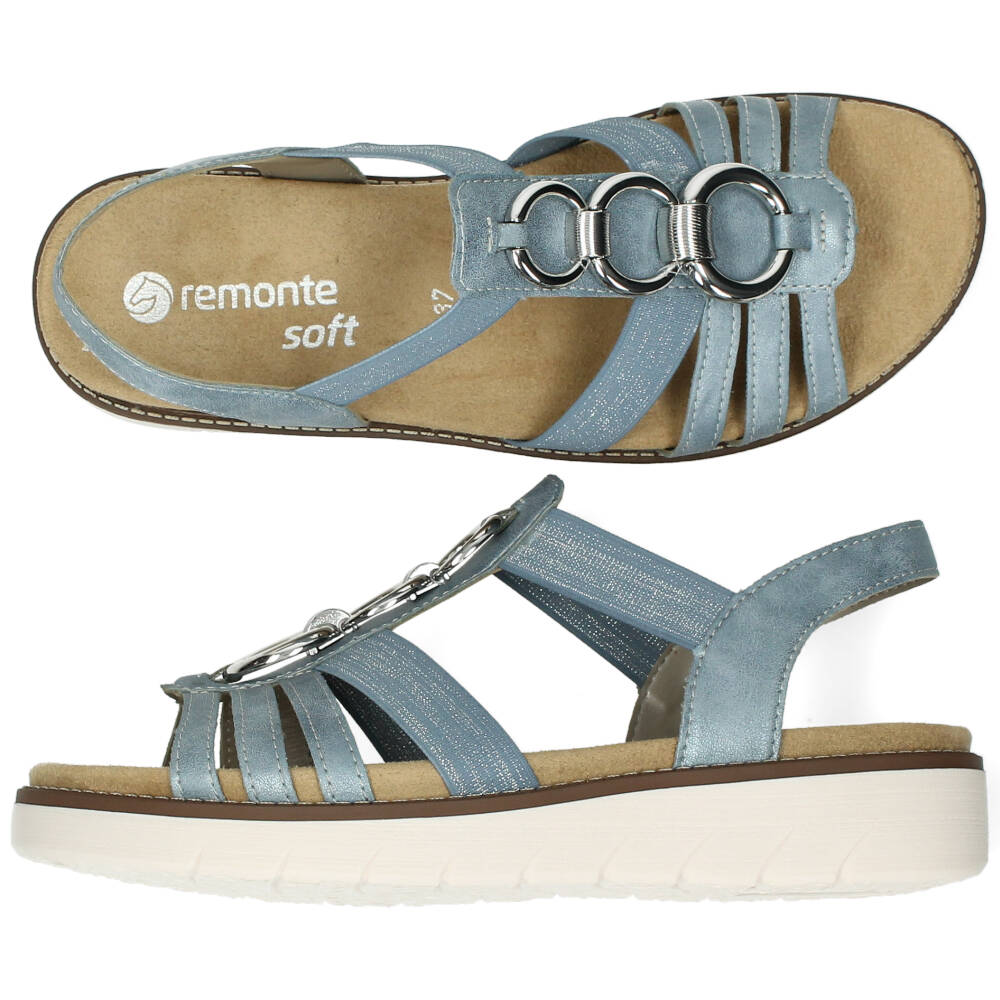 Blauwe sandalen