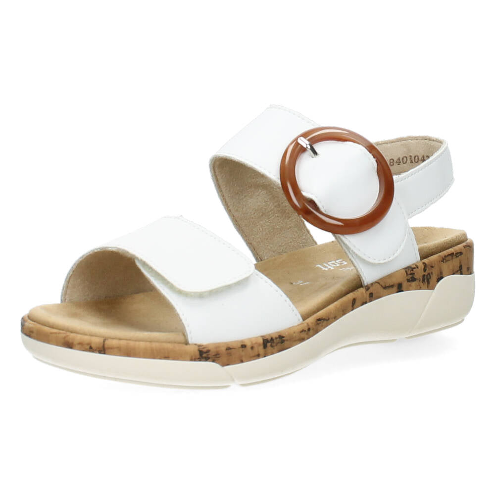 Witte sandalen
