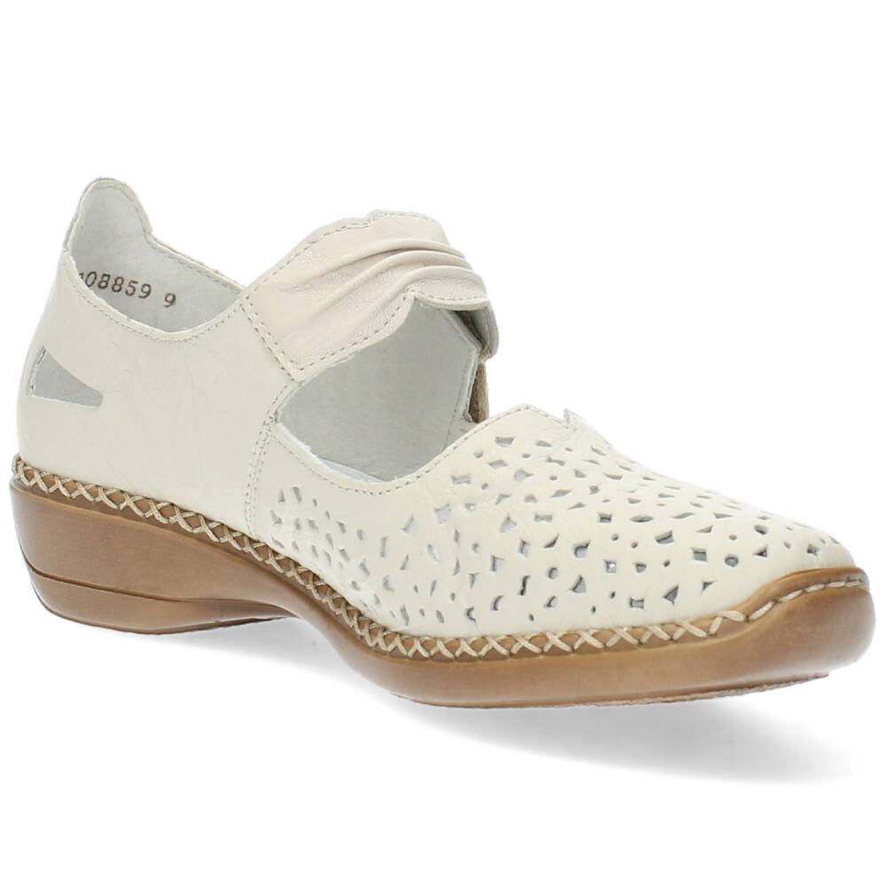 Beige schoenen met velcro