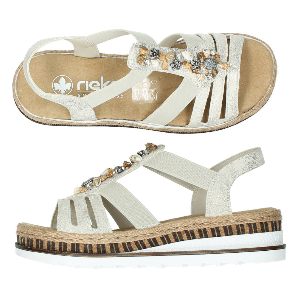 Beige sandalen