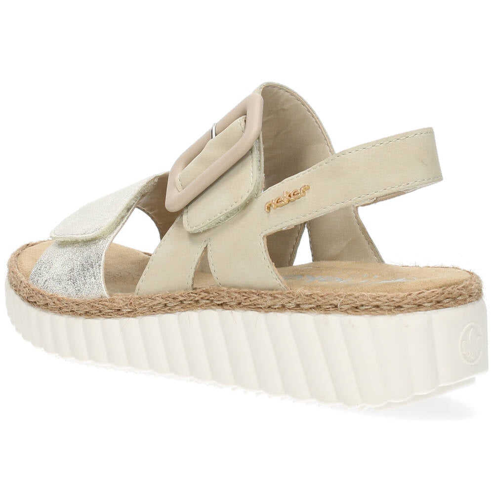 Beige sandalen