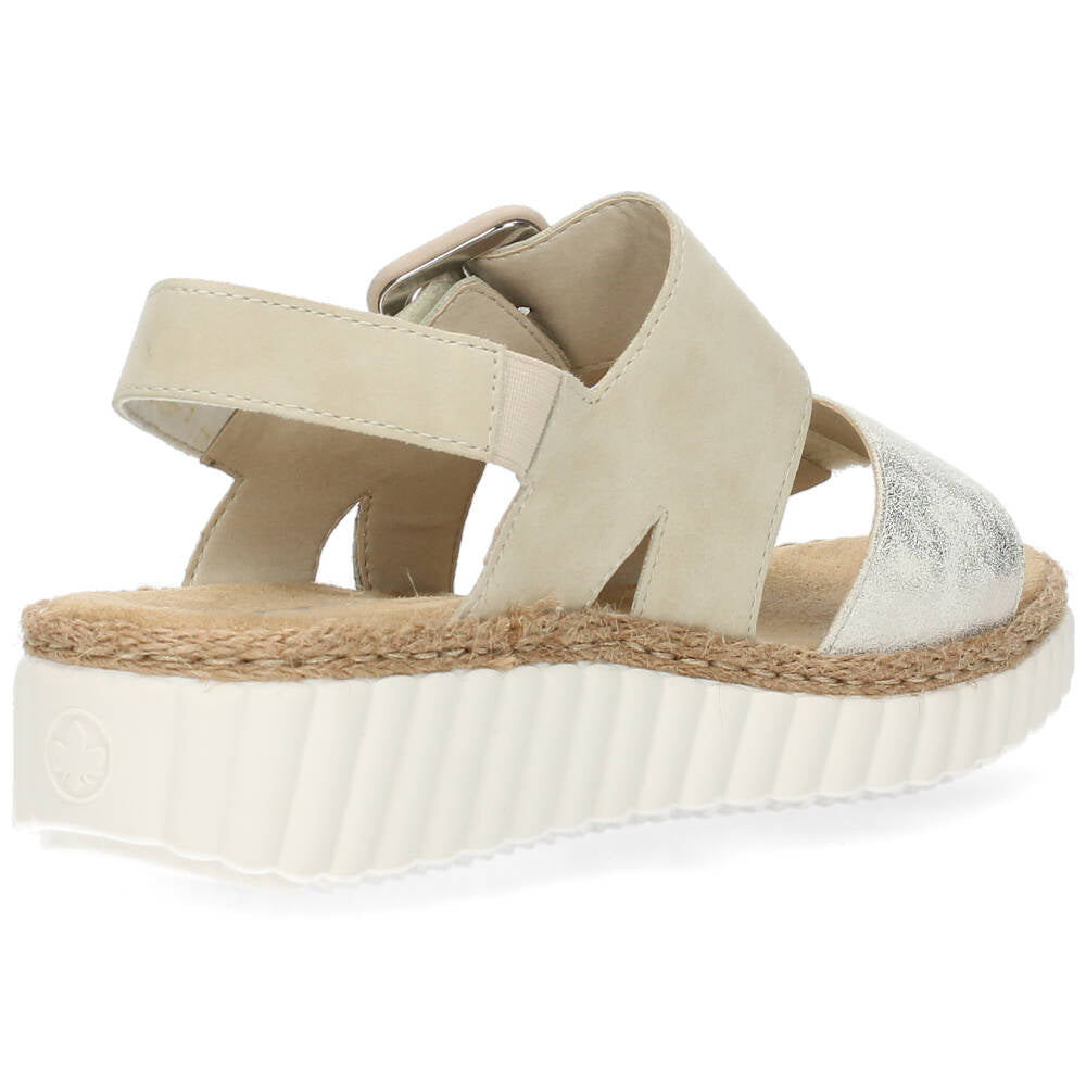 Beige sandalen