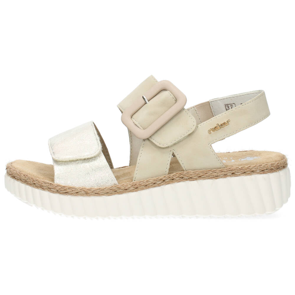 Beige sandalen