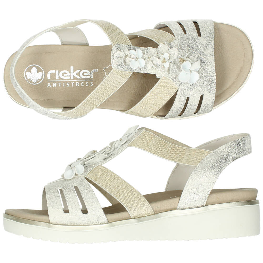 Beige sandalen