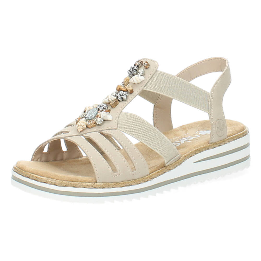 Beige sandalen