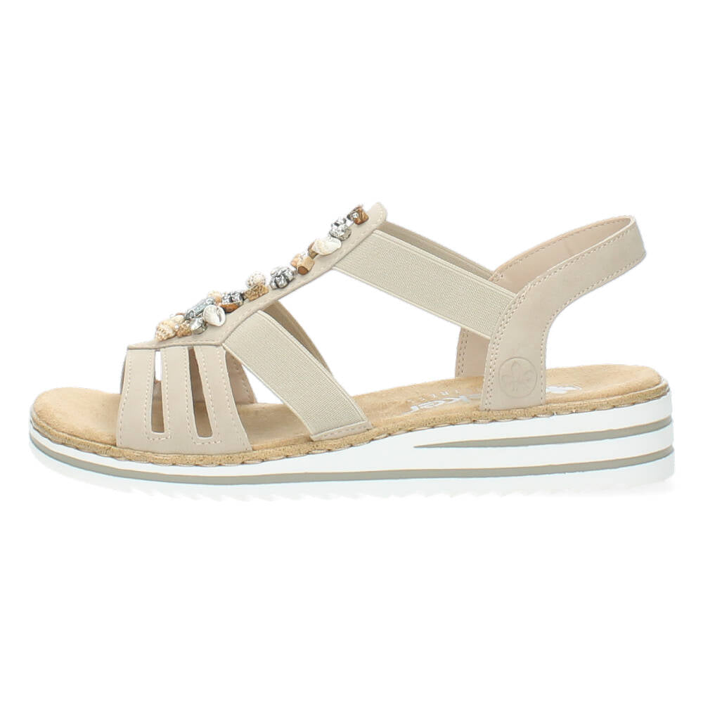 Beige sandalen
