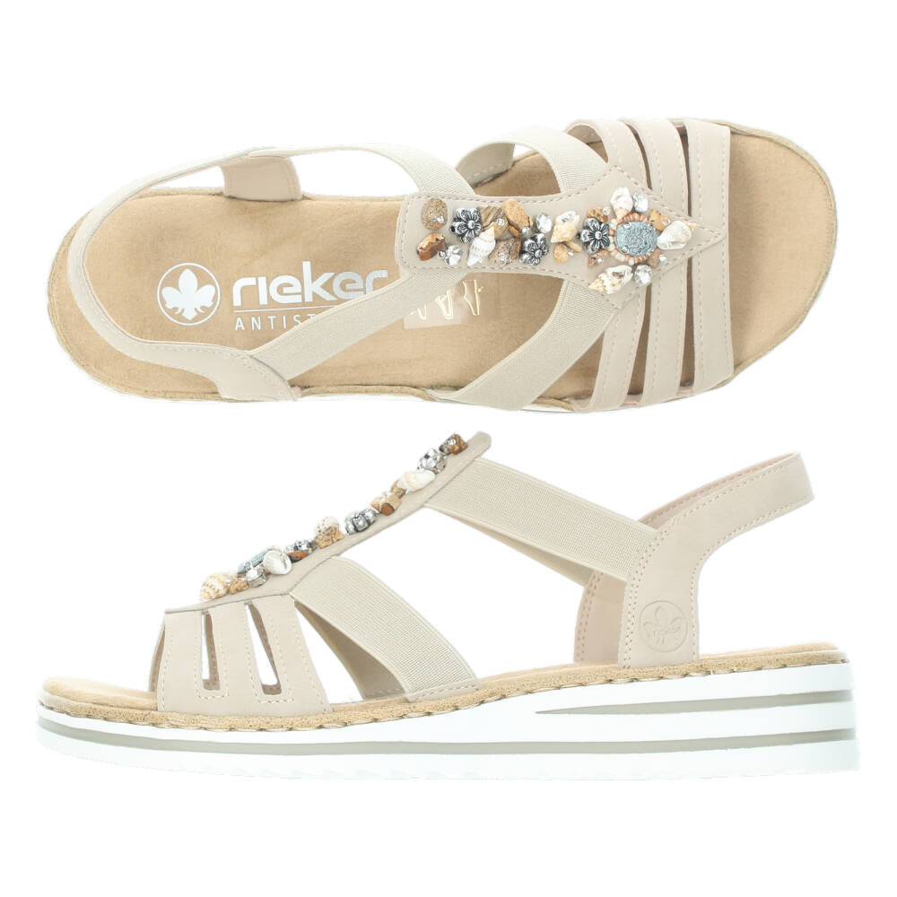 Beige sandalen