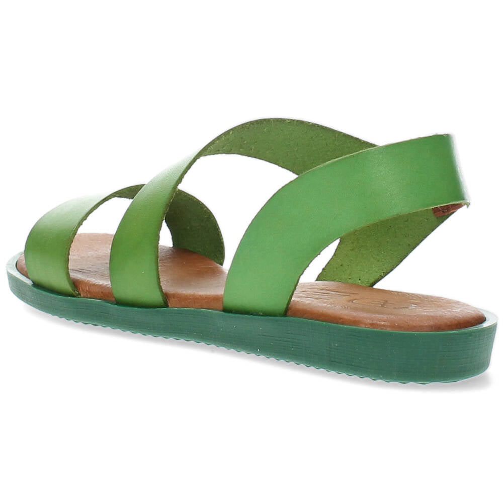 Groene sandalen