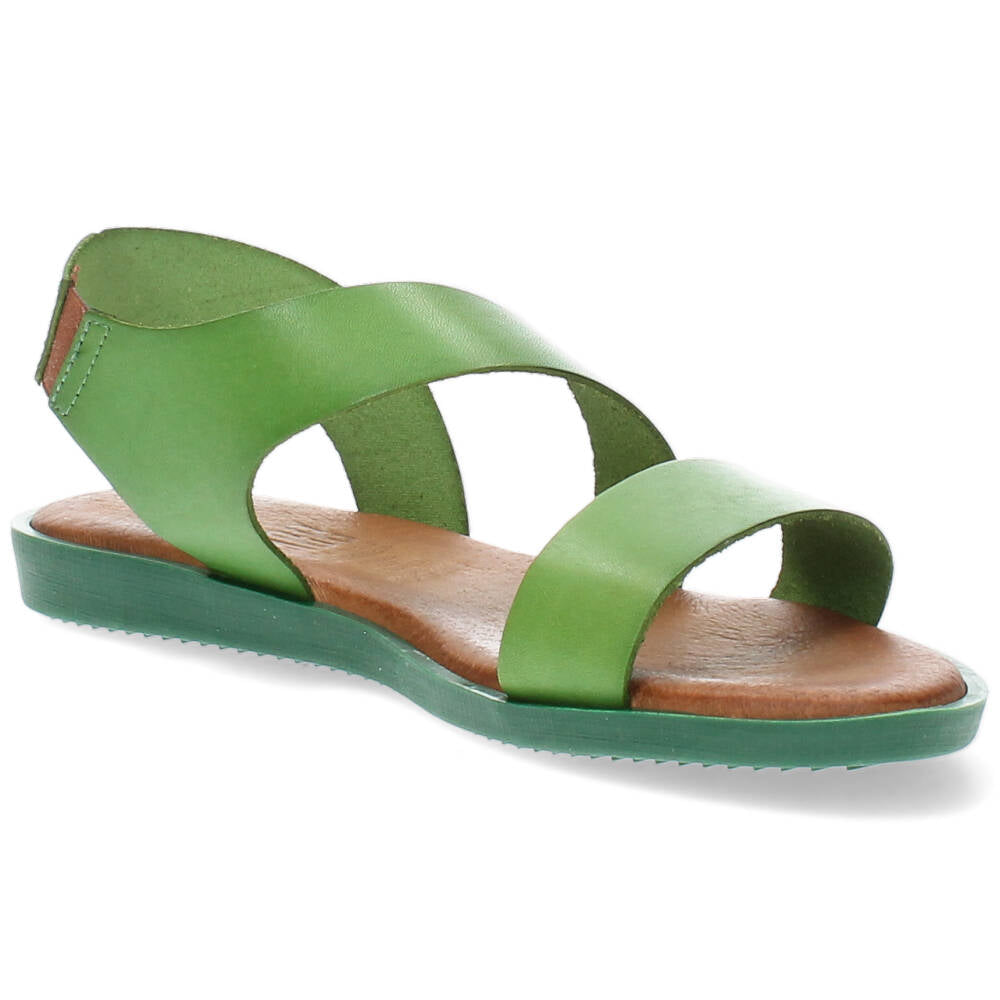 Groene sandalen