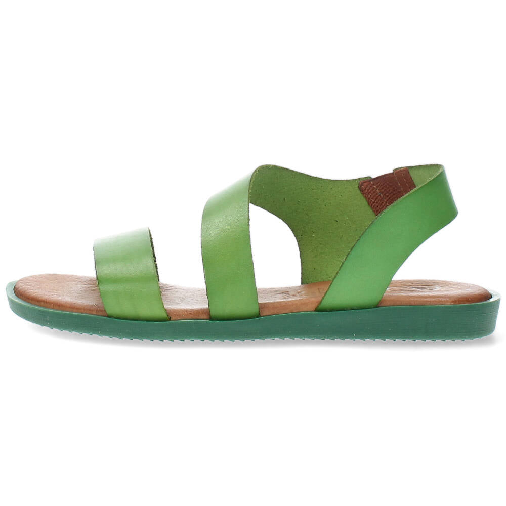 Groene sandalen