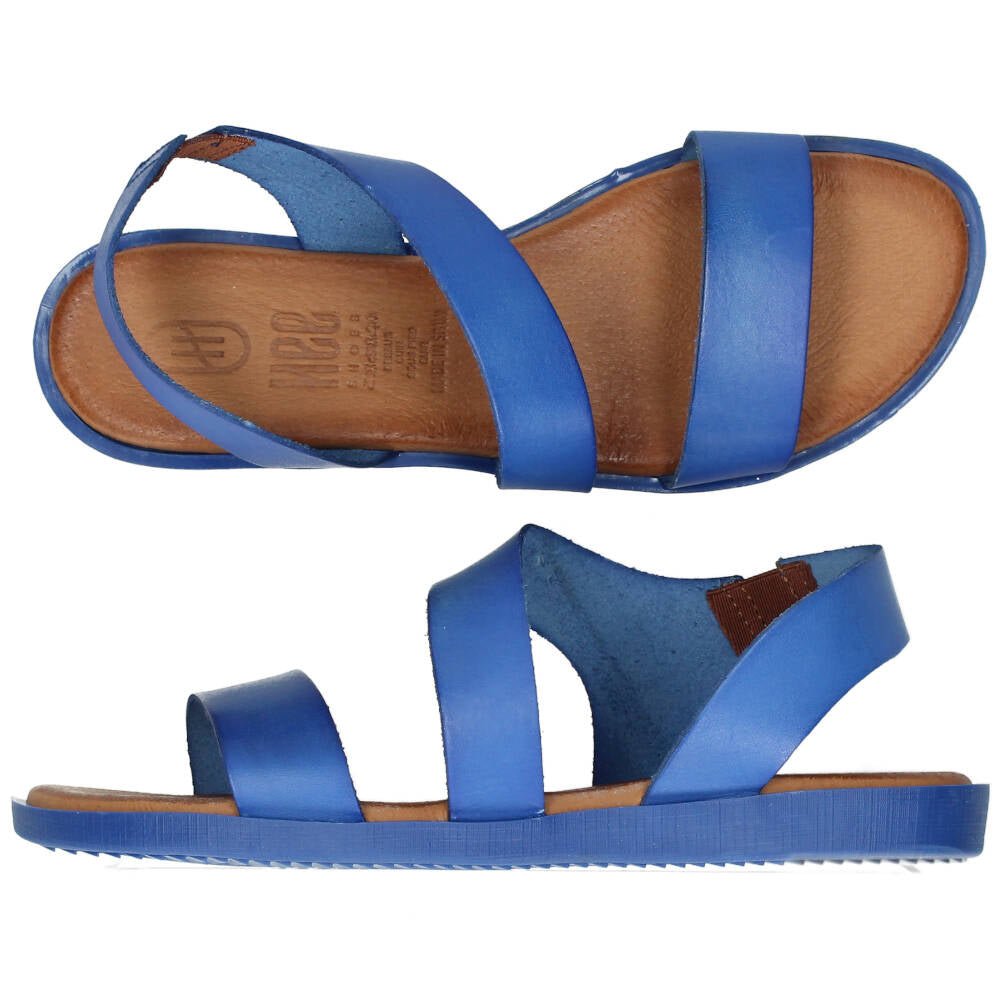 Blauwe sandalen