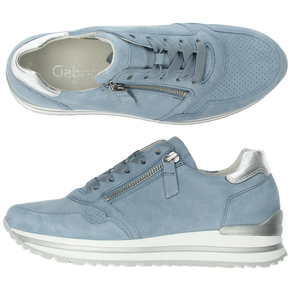 Blauwe sneakers