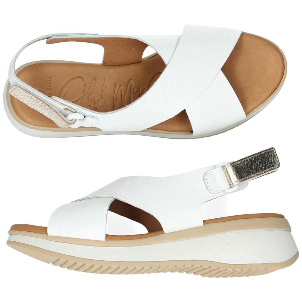 Witte sandalen