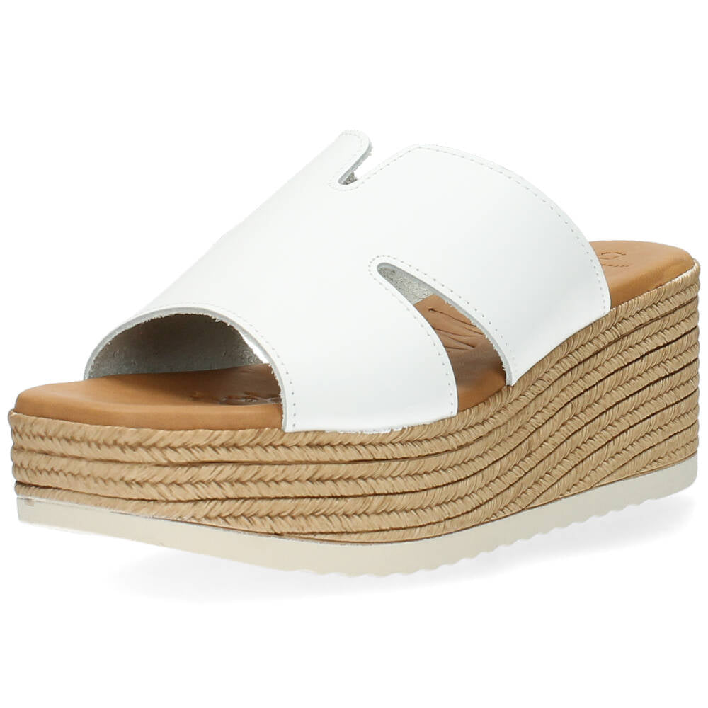 Witte slippers