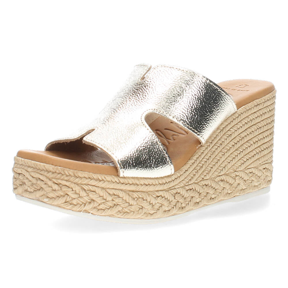 Metallic gouden slippers